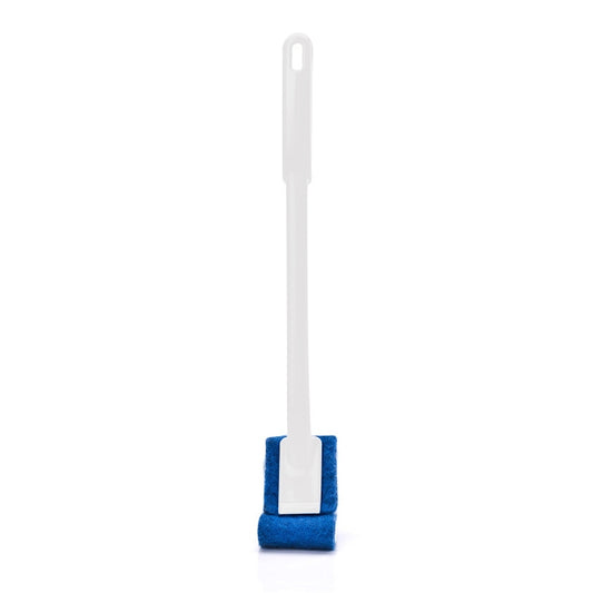 No Dead Corner Soft Bristles Disposable Toilet Brush(White) by bashfashion