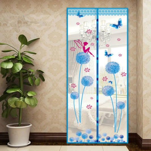 Summer Mosquito Curtain Magnetic Soft Screen Door Curtain, Size:100 x 210cm(Baby Blue) by bashfashion