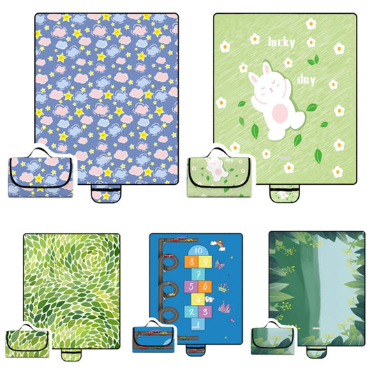 Y006 Outdoor Portable Oxford Cloth Picnic Mat Waterproof Moisture-proof Picnic Cloth(2x2m) by bashfashion