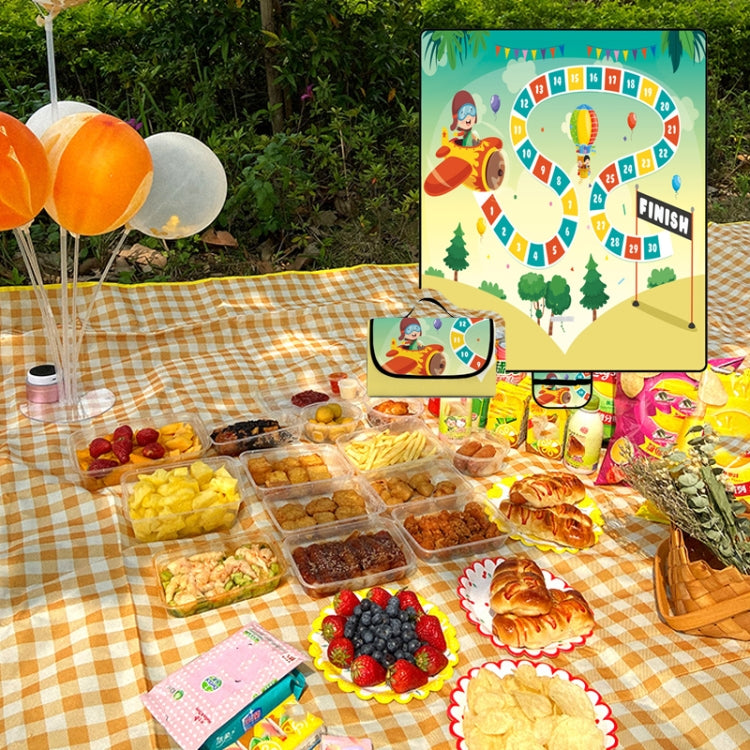 Y018 Moisture-proof Outdoor Grass Mat Thickened Waterproof Picnic Mat(2x2m) by bashfashion