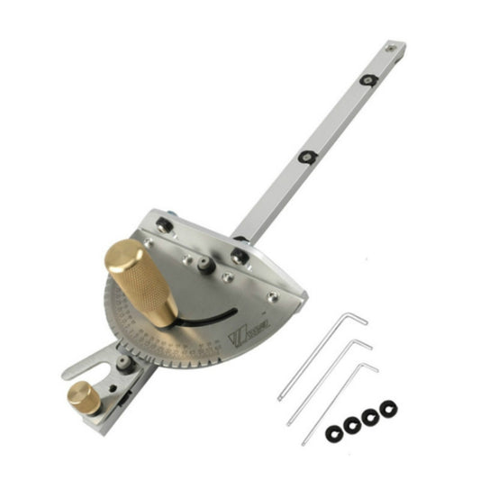 Woodworking Pusher Slide Ruler Woodworking Table Saw Measuring Tool, Style:Copper Handle by bashfashion