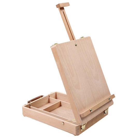 Artist Craft Desktop Easel Integrated Wooden Box Art Drawing Painting Table Box by bashfashion