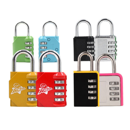 Four Digits Combination Lock Lluggage Gym Anti-theft Padlock, Style:8072 by bashfashion