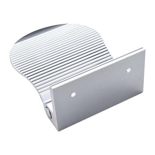 Wall Mounted Aluminium Alloy Bathroom Shower Foot Rest Footstool(Silver) by bashfashion
