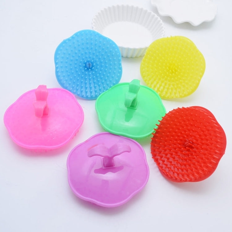 12 PCS Shampoo Brush Adult Scalp Massage Brush Soft Glue Bathroom Shampoo Comb,Random Color Delivery by bashfashion