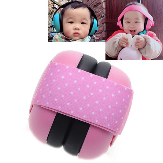 Newborn Baby Adjustable Elastic Earmuffs(Pink) by bashfashion