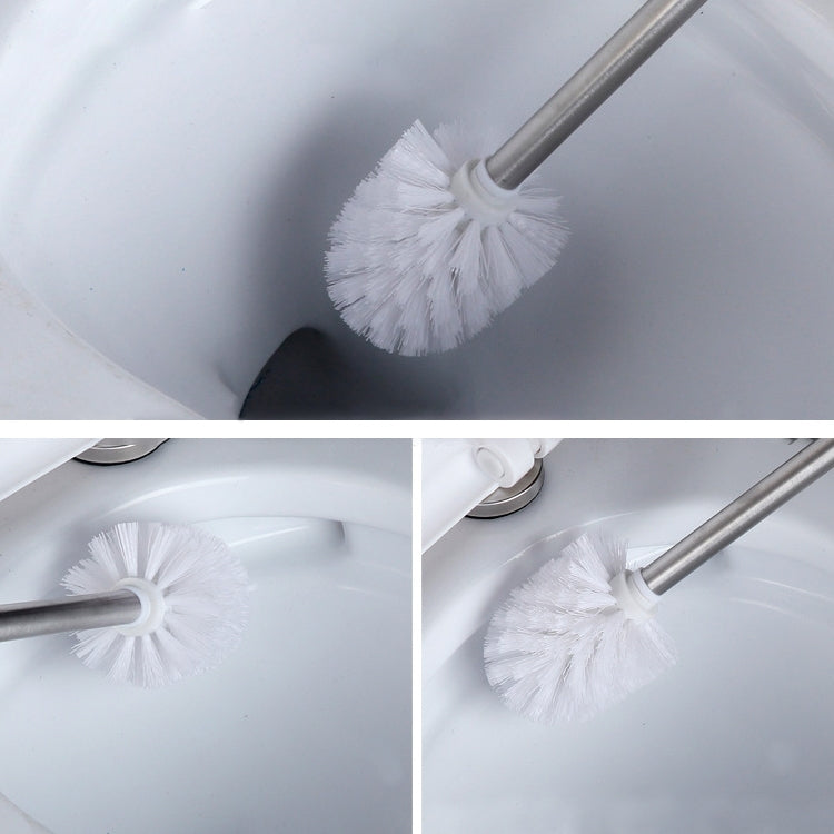 Bathroom Cleaning Brush Creative Stainless Steel Toilet Brush by bashfashion