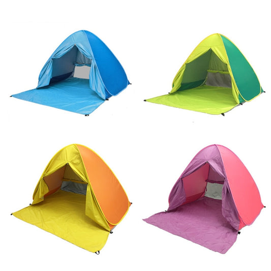 With Curtain Automatic Instant Pop Up Tent Potable Beach Tent, Size: 200x165x130cm(Green) by bashfashion