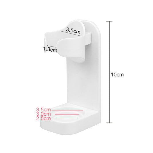 Electric Toothbrush Holder Universal Toothbrush Holder Bathroom Storage Rack(White) by bashfashion