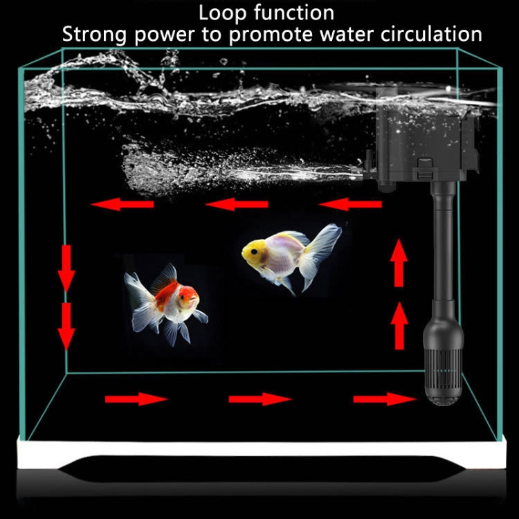 Multifunctional Fish Tank Filter Oxygenation Silent Pump, CN Plug, Specification:JP-1500GS by bashfashion