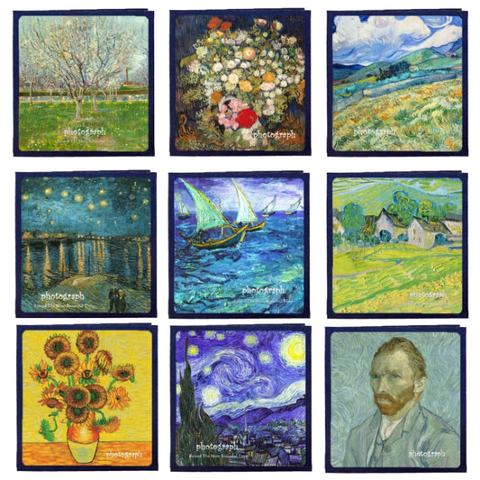 Retro Art DIY Handmade Photo Album Self-Adhesive Film Album, Style: 18 inch Starry Night(20 White Card Inner Pages) by bashfashion