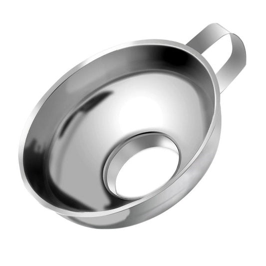 Household Kitchen 304 Stainless Steel Large Caliber Small Food Funnel by bashfashion