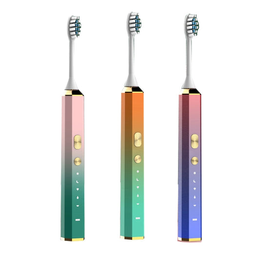 V6 Adult Magnetic Levitation Sonic Household Smart Electric Toothbrush Couple Soft Toothbrush, Style: Wireless Charge Model(Coral Pink) by bashfashion