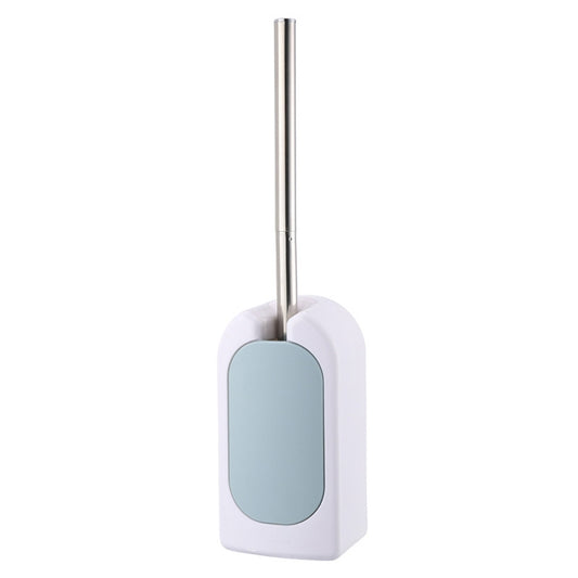 Bathroom Toilet Wall-mounted Toilet Brush Set with Soft Hair and Long Handle Without Dead Corners(Blue) by bashfashion