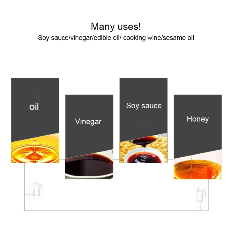 Cylindrical Seasoning Bottle Stainless Steel Oil Pot, Capacity:350 ml(A) by bashfashion