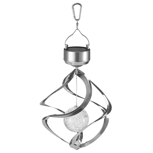 Solar Wind Chime Lamp Outdoor Waterproof Garden Decoration Hanging Lamp by bashfashion