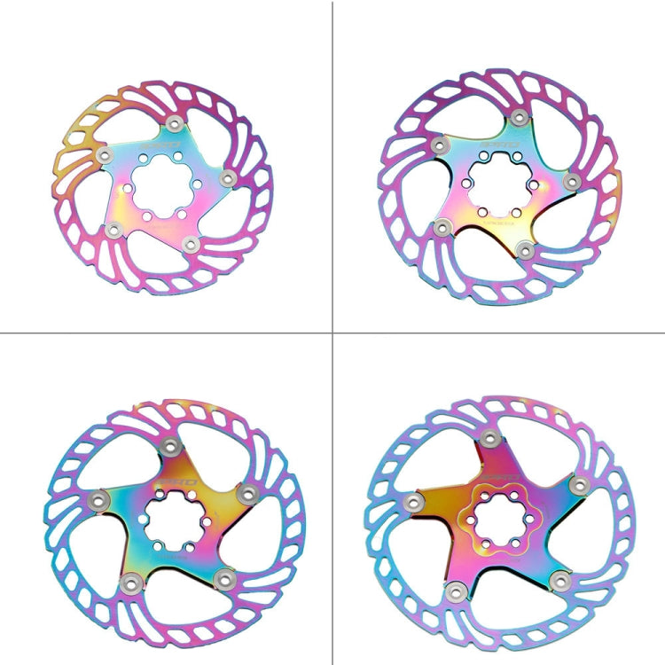 IIIPRO Floating Disc Road Mountain Bike Six Nail Disc Brake Disc, Size:140mm(Colorful) by IIIPRO