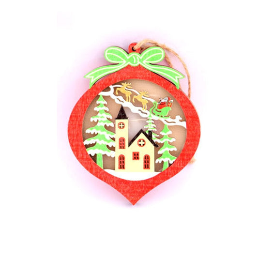 Christmas Decorations Christmas Tree Luminous Pendant(Christmas Balls) by bashfashion