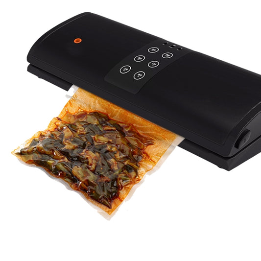 Vacuum Non-woven Sealing Machine Food Preservation Machine Small Packaging Machine, Specification: Double pump (6 buttons) UK Plug by bashfashion