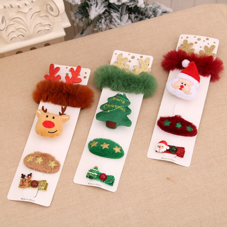 Christmas Gift Hairpin Brooch Bracelet Christmas Accessories(Tree) by bashfashion
