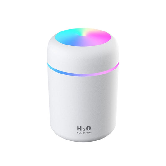Colorful Cup Humidifier USB Car Air Purifier(White) by bashfashion