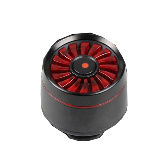 Bicycle Smart Sensor Brake Light USB Tail Light Warning Light(Black) by bashfashion