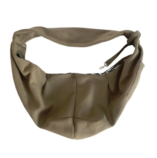Pet Outing Carrier Bag Cotton Messenger Shoulder Bag, Colour: Khaki by bashfashion