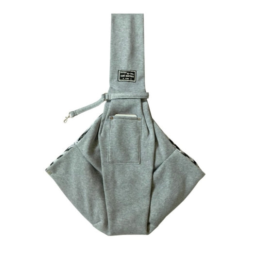 Pet Outing Carrier Bag Cotton Messenger Shoulder Bag, Colour: Gray by bashfashion