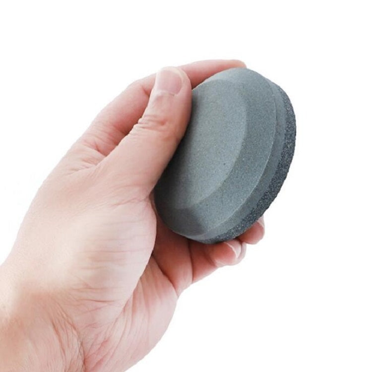 Double-Sided Whetstone Kitchen Knives Round Knife Sharpener, Style:B by bashfashion