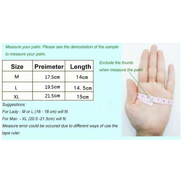 Cycling Shock Absorbing Anti-Slip Gloves Fitness Weight Lifting Training Half-finger Gloves, Size:L(Blue) by bashfashion