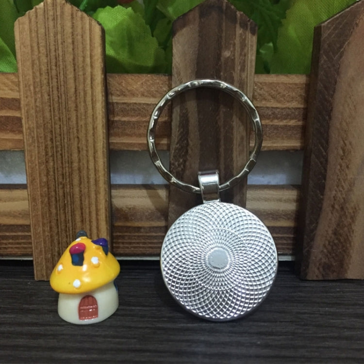 Zodiac Sign Keychain 12 Constellation Pendant Single Face Keyring by bashfashion