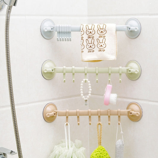 Kitchen Bathroom Wall Powerful Sucker Towel Hook Creative Wall Hanging Hook(Beige) by bashfashion