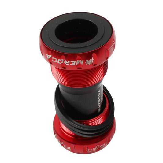 Meroca Mountain Bike Bottom Axle One Hollow Bb Bicycle Screw-In Bottom(Red) by bashfashion