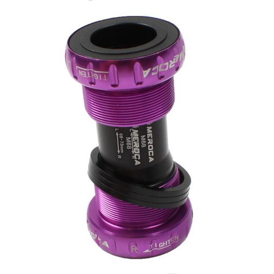 Meroca Mountain Bike Bottom Axle One Hollow Bb Bicycle Screw-In Bottom(Purple) by bashfashion