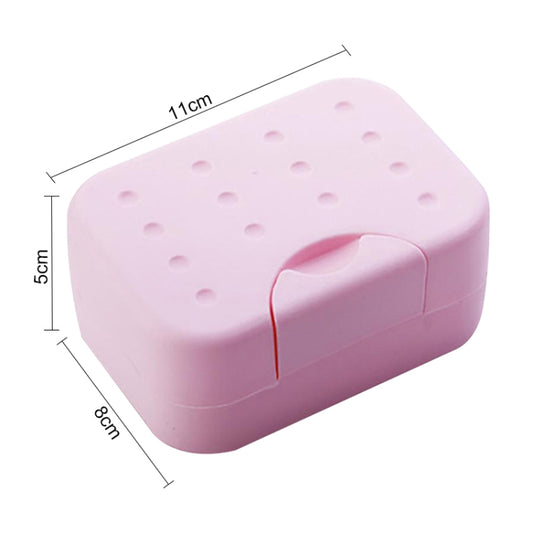 2 PCS Portable Travel Soap Box(Pink) by bashfashion