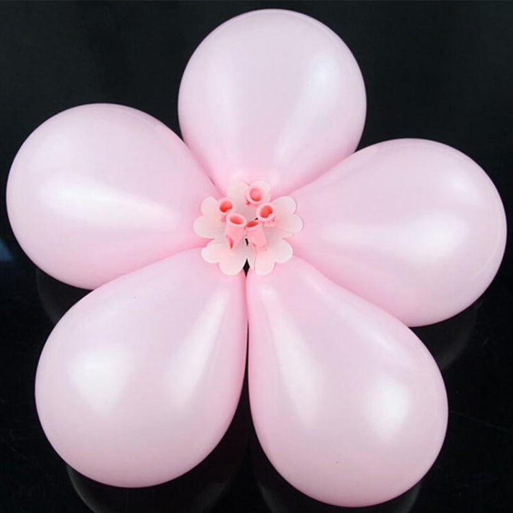 50 PCS Flower Balloons Decoration Accessories Plum Clip Birthday Wedding Party Plastic Balloon Clip by bashfashion