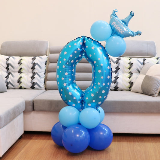 Number Foil Balloon Happy Birthday Decoration by bashfashion