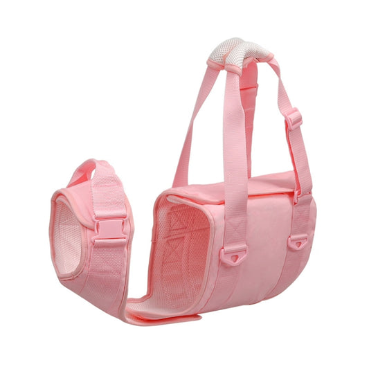 Pet Leash Senior Dogs Walking Aids Chest Harness, Size: XL(Pink) by bashfashion