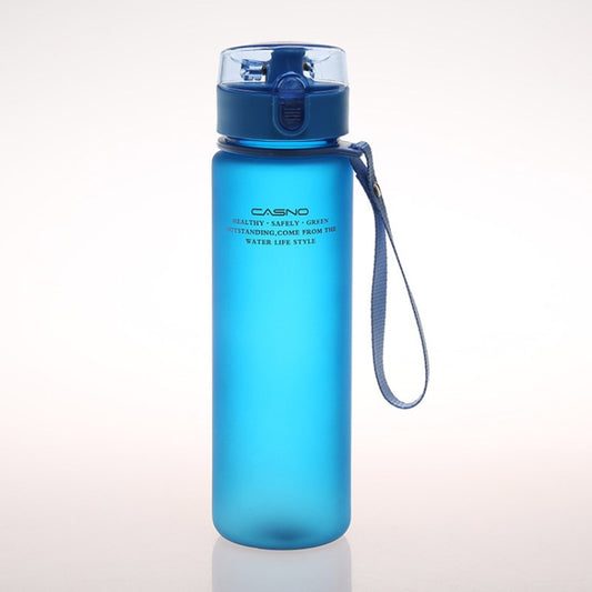 Leak-proof Sports Water Bottle Tour Hiking Portable Bottles(Sky blue) by bashfashion