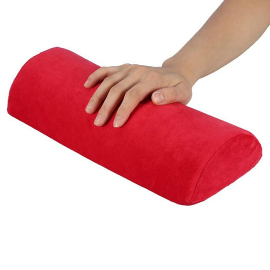 Soft Hand Rests Washable Hand Cushion Sponge Pillow Holder Arm Rests Nail Art Manicure Hand Pillow Cushion(Red) by bashfashion