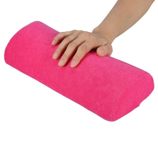 Soft Hand Rests Washable Hand Cushion Sponge Pillow Holder Arm Rests Nail Art Manicure Hand Pillow Cushion(Rose) by bashfashion