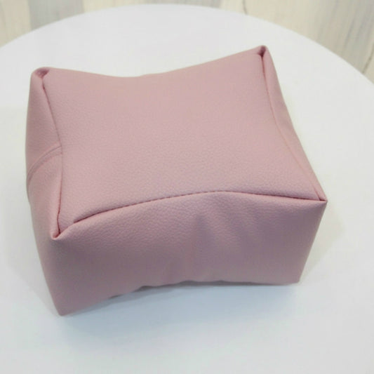 Nail Art Hand Rest Cushion Pillow Soft PU Leather Foot Hand Holder Manicure Nail Art Equipment(Pink) by bashfashion