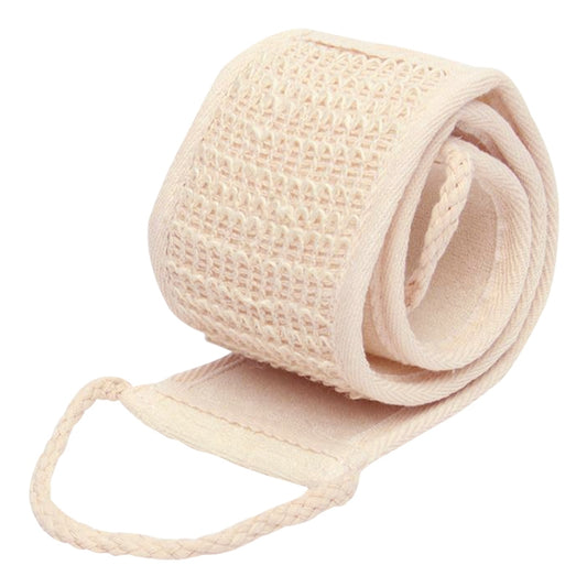 Soft Skin Care Exfoliating Loofah Sponge Back Strap Bath Shower Body Massage Spa Cleaning Scrubber Brush Tool by bashfashion