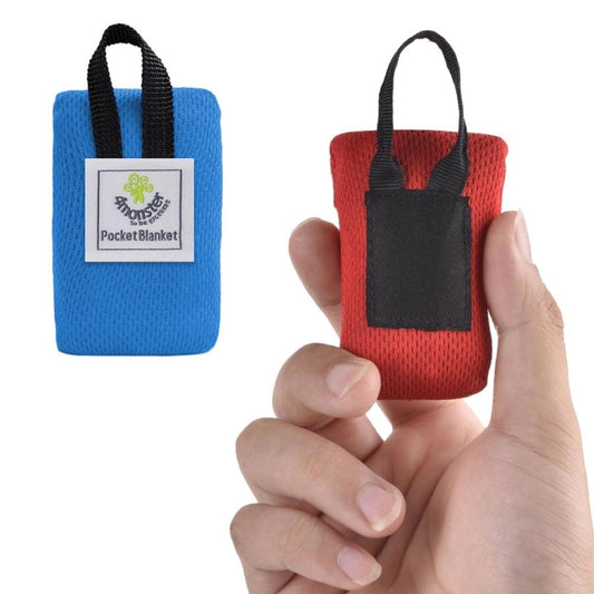 Portable Ultra-thin Folding Camping Mat Pocket Waterproof Blanket Outdoor Picnic Mat Sand Beach Mat, Size: 70*110cm(Red) by bashfashion