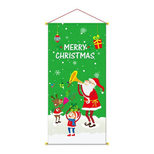 Christmas Party Decoration Supplies Shopping Mall Hotel Restaurant Shop Decoration Christmas Poster(004) by bashfashion