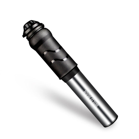 WILD MAN High Pressure Mountain Road Bike Portable Bicycle Pump Us And French Mouth Universal Mini Basketball Pump(Bright Silver) by WILD MAN