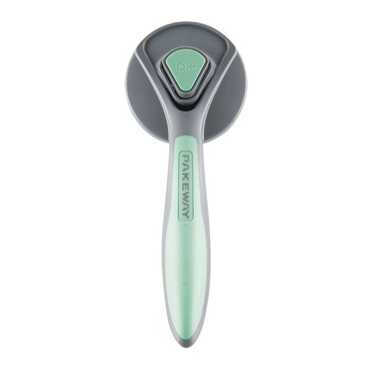 Pet Self-Cleaning Comb Cat Comb Dog Needle Comb Cat Hair Removal Comb Floating Brush(Fresh Mint) by bashfashion