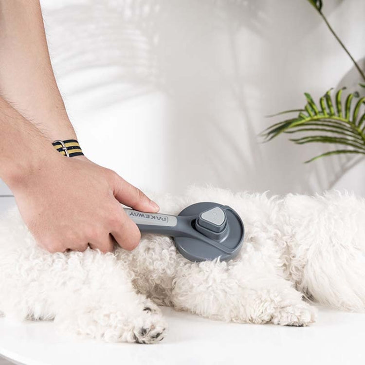 Pet Self-Cleaning Comb Cat Comb Dog Needle Comb Cat Hair Removal Comb Floating Brush(Fresh Mint) by bashfashion