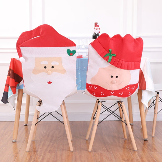 Christmas Dining Room Chair Covers Holiday Table Decorations(Grandpa) by bashfashion
