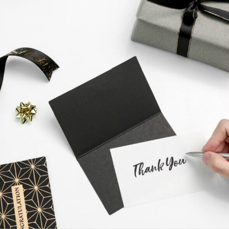 6 PCS Creative Business Bronzing Thanksgiving Birthday Card(Rose) by bashfashion